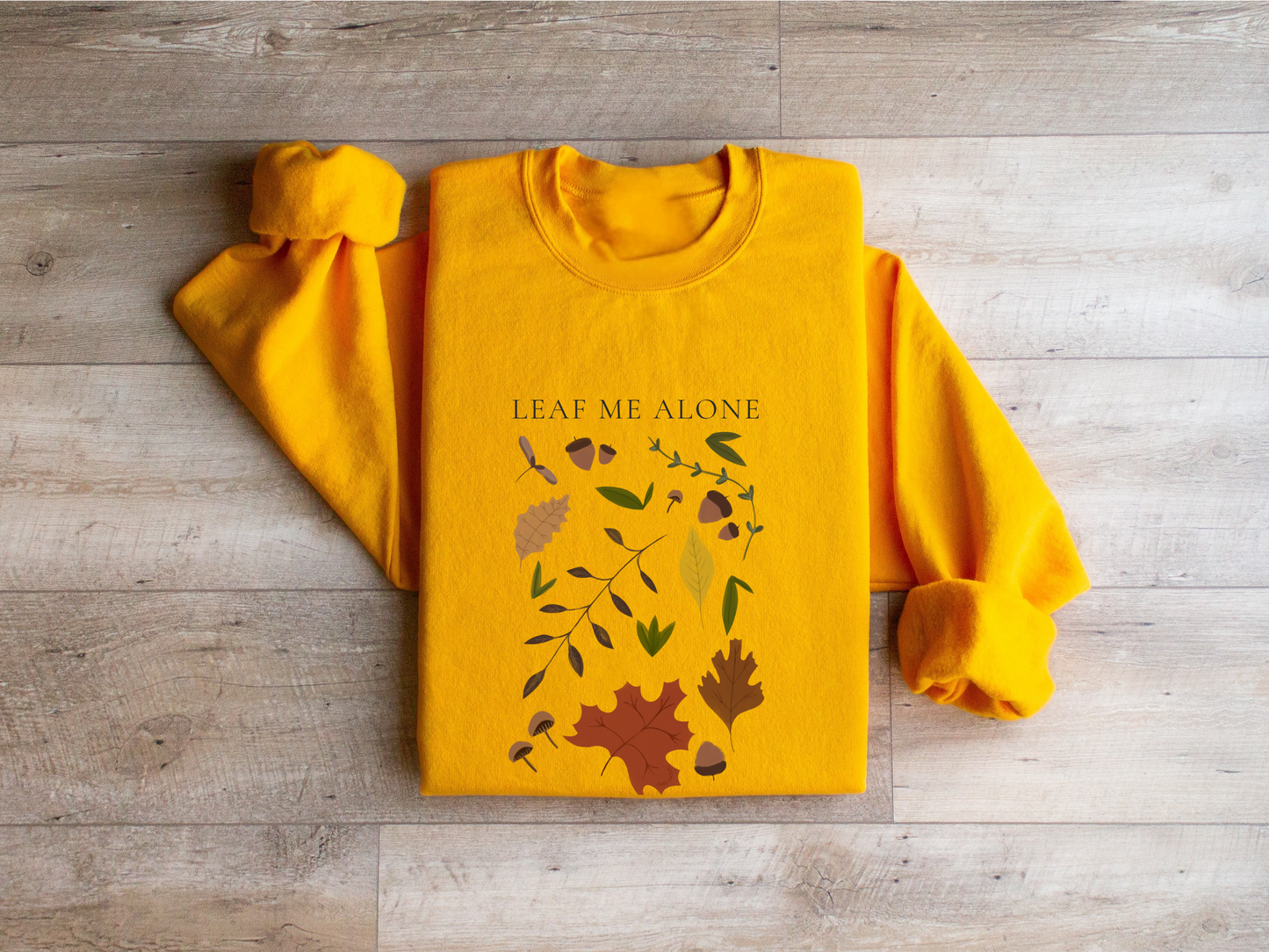 Leaf me alone - Beige & or
