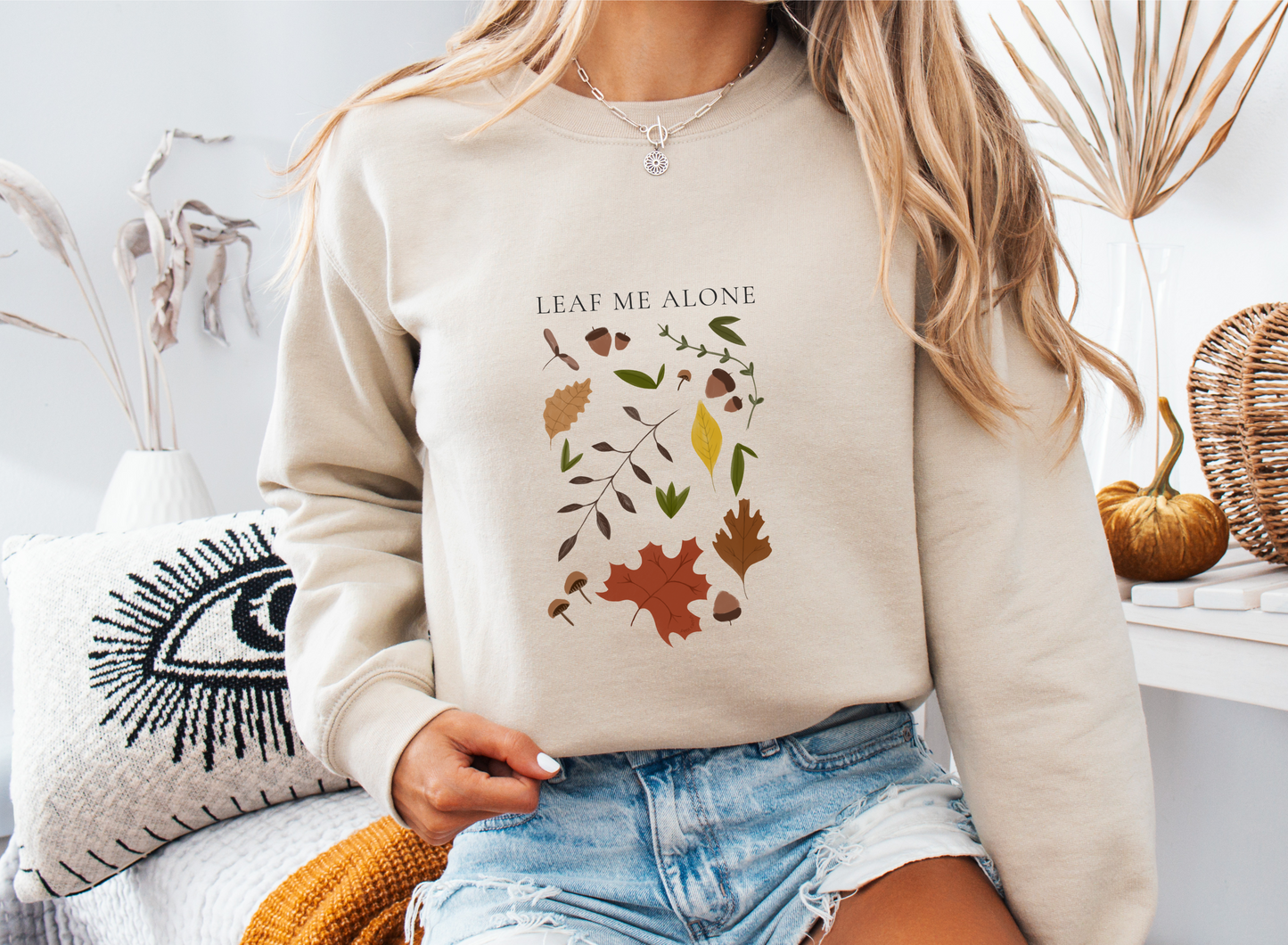 Leaf me alone - Beige & or