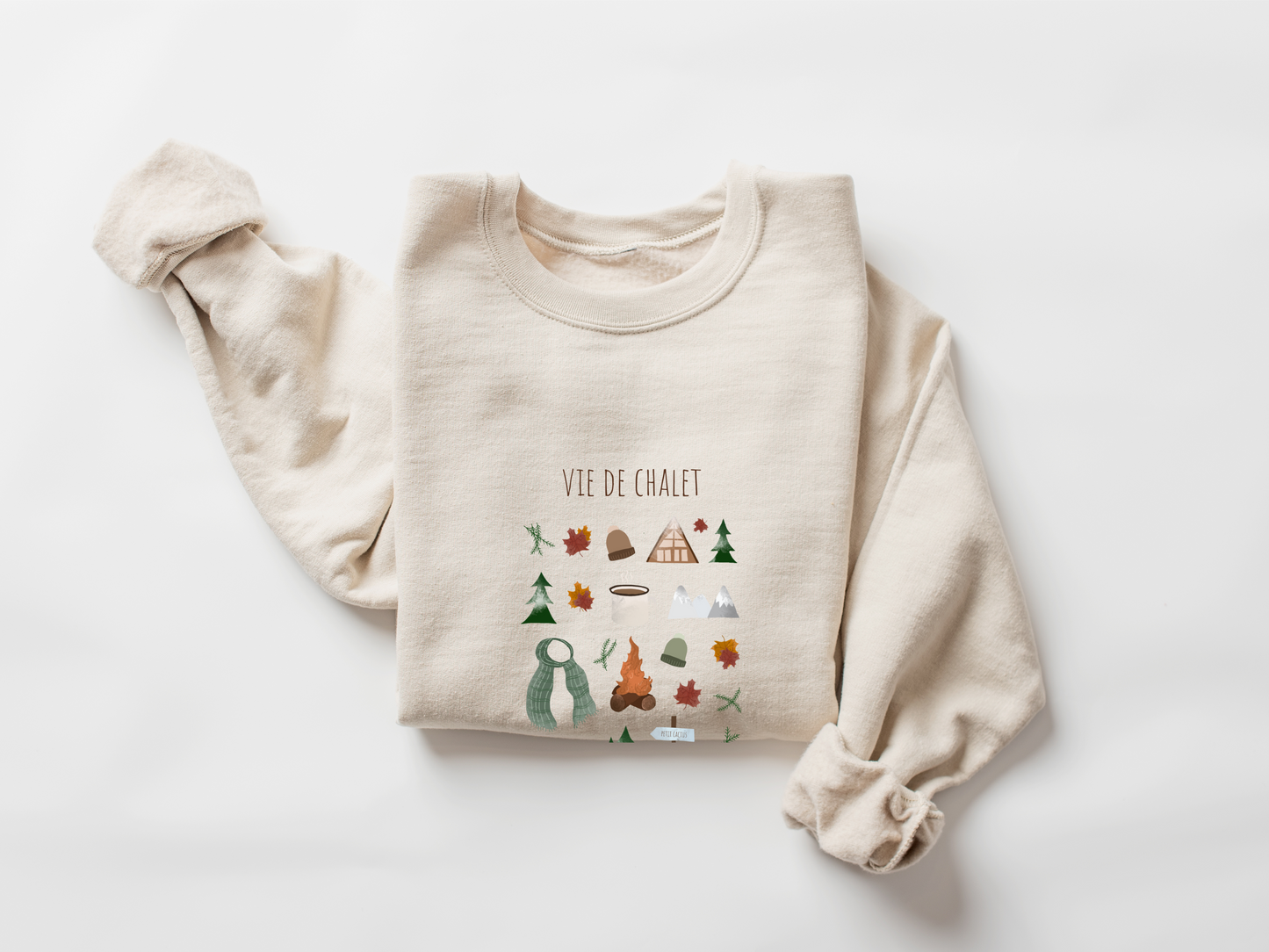 Vie de chalet - Brun café & beige