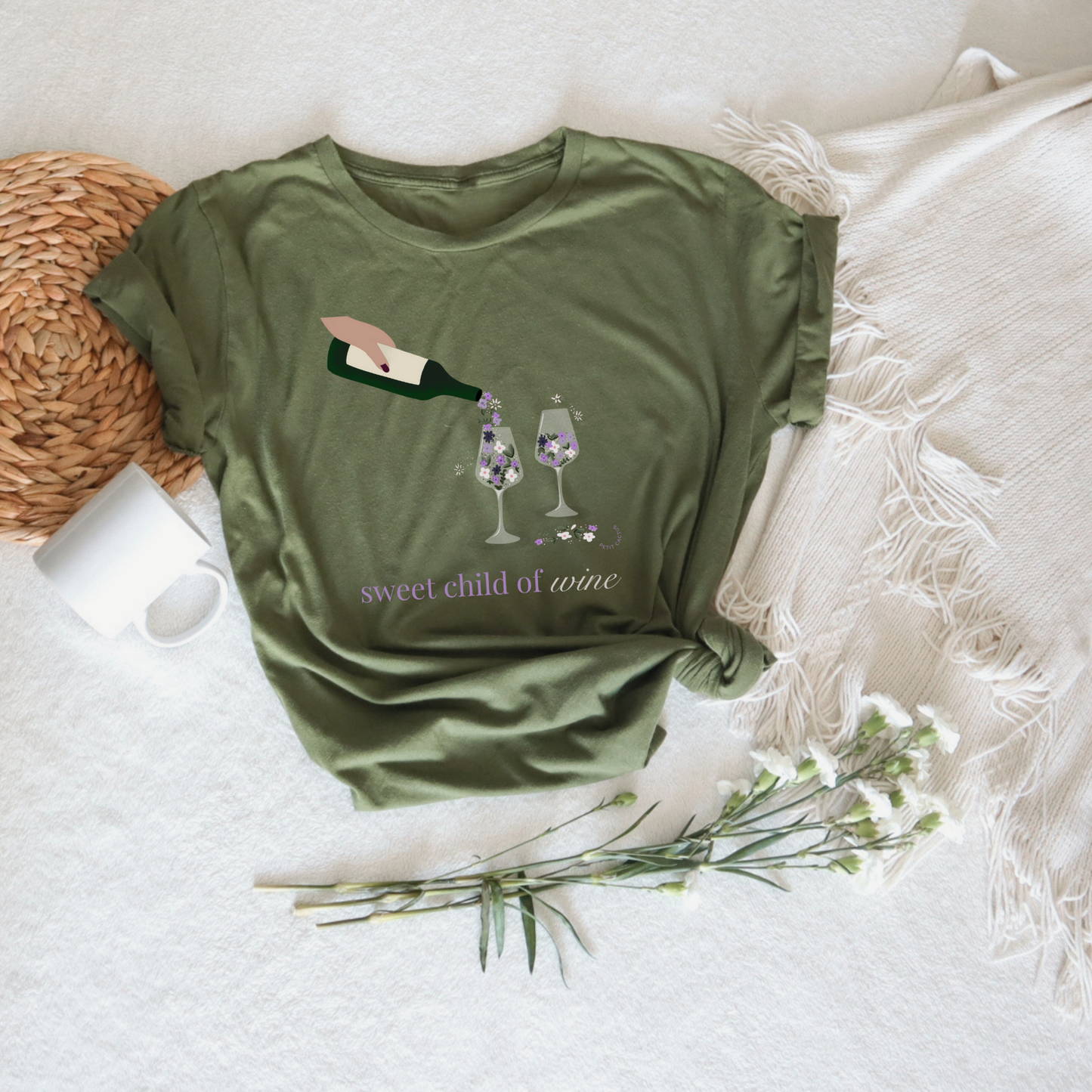 Sweet child of wine - Sauge (crop top)