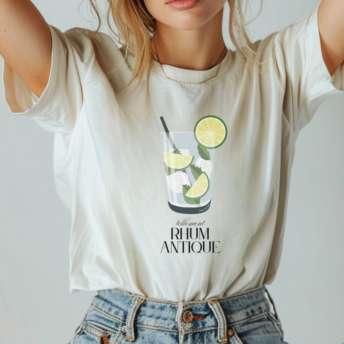 Rhumantique - Blanc cassé (crop top)