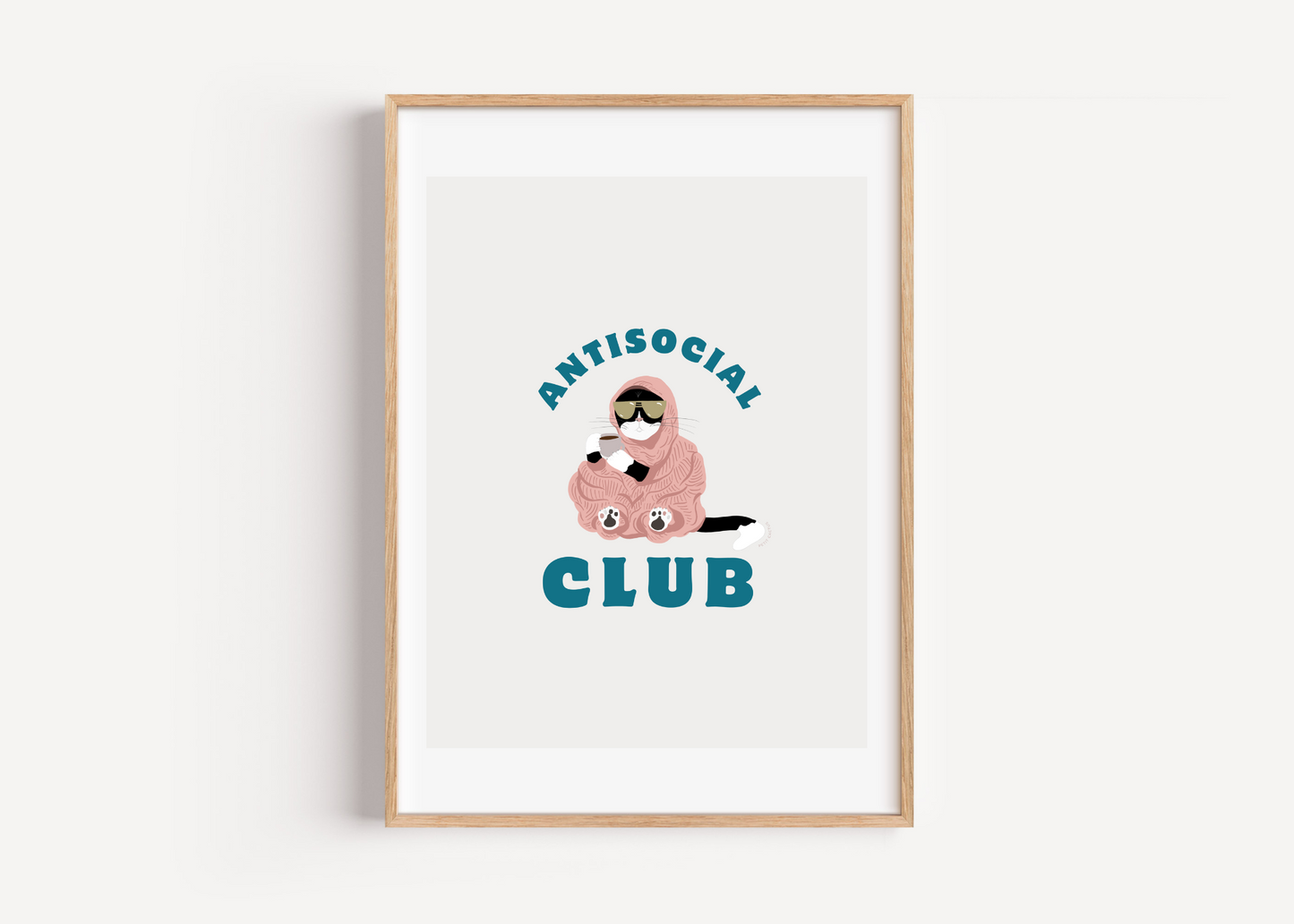 Antisocial CLUB - Illustration numérique