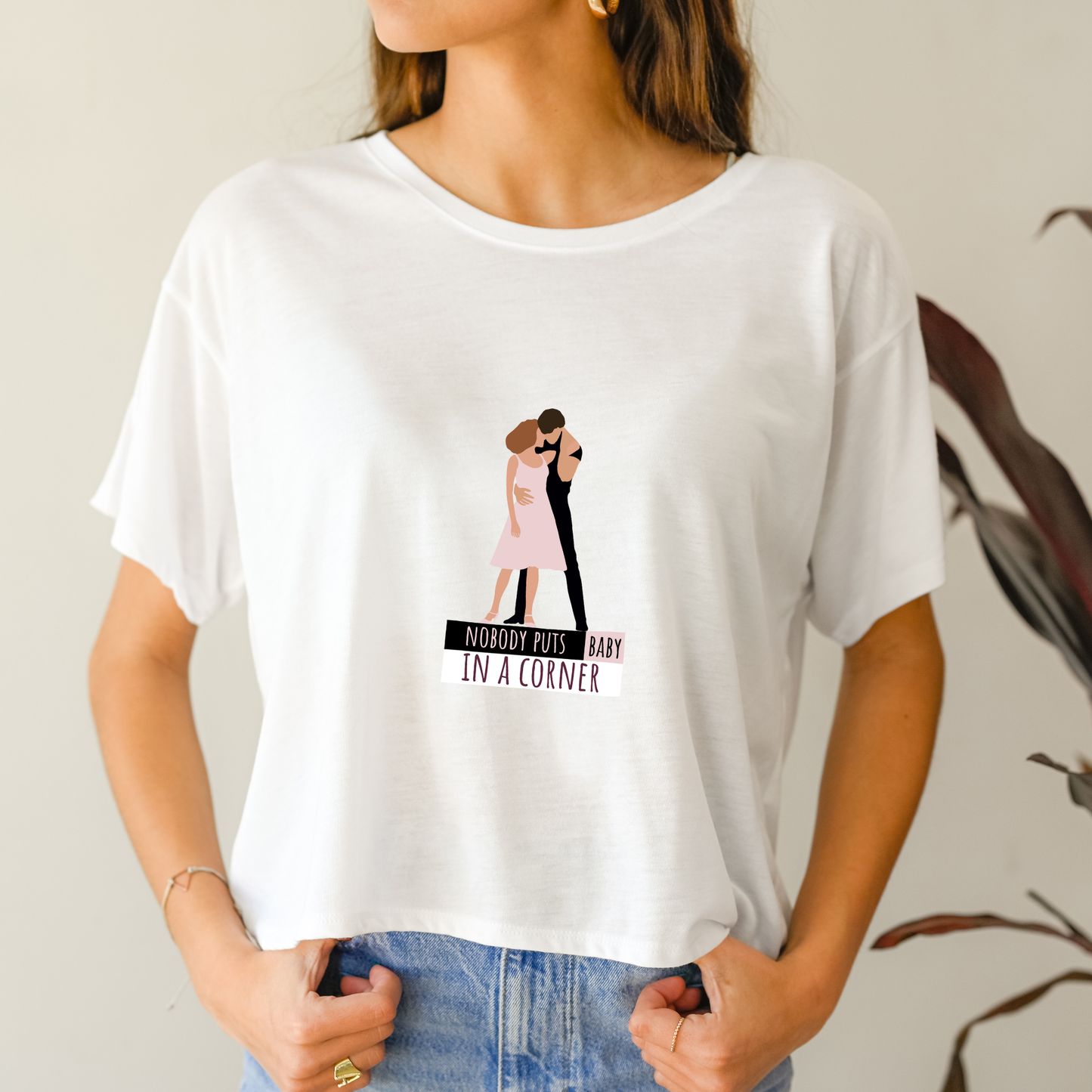 Bébé (anglais) - Blanc cassé (crop top)