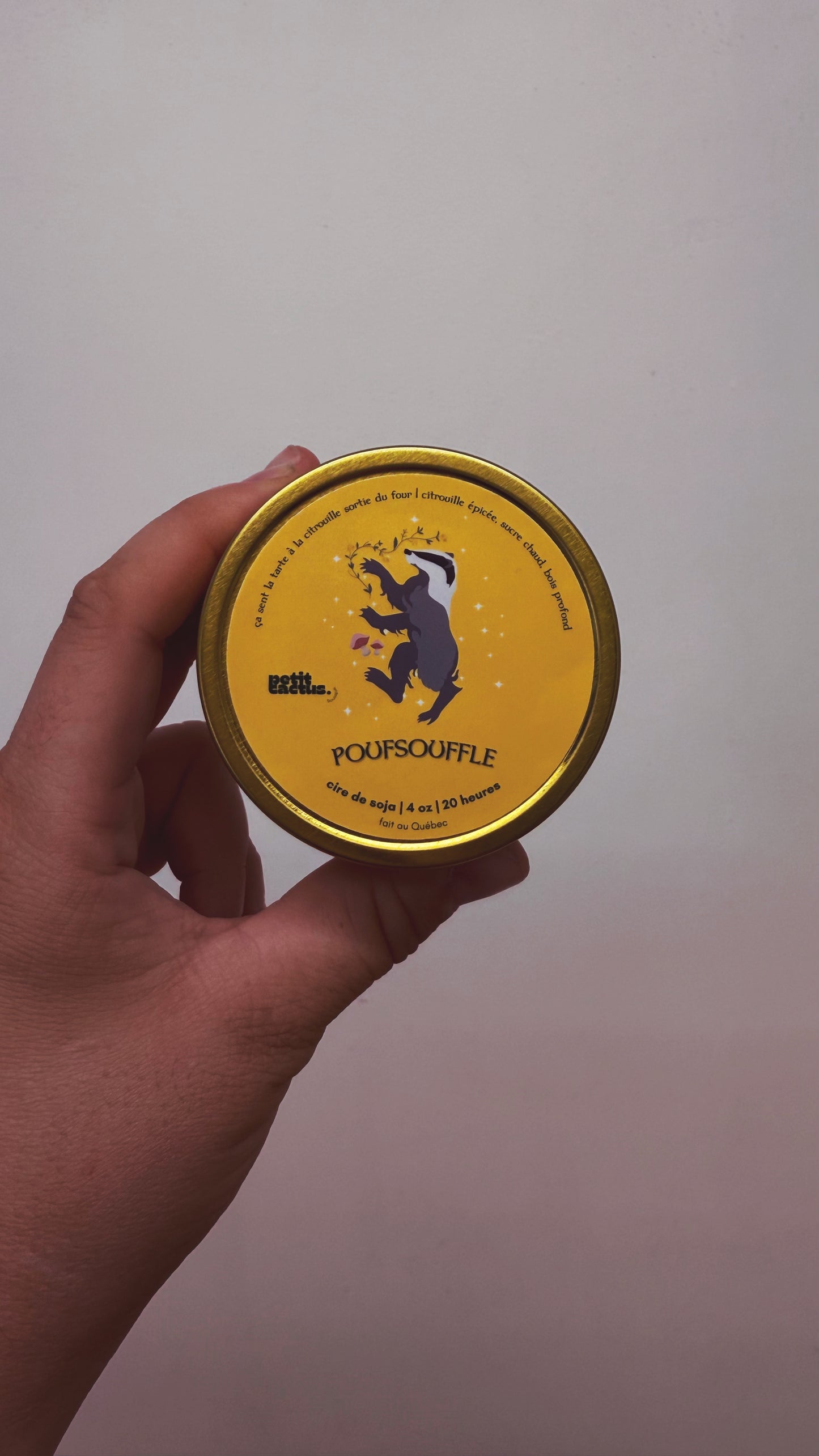 Bougie 4 oz POUDLARD