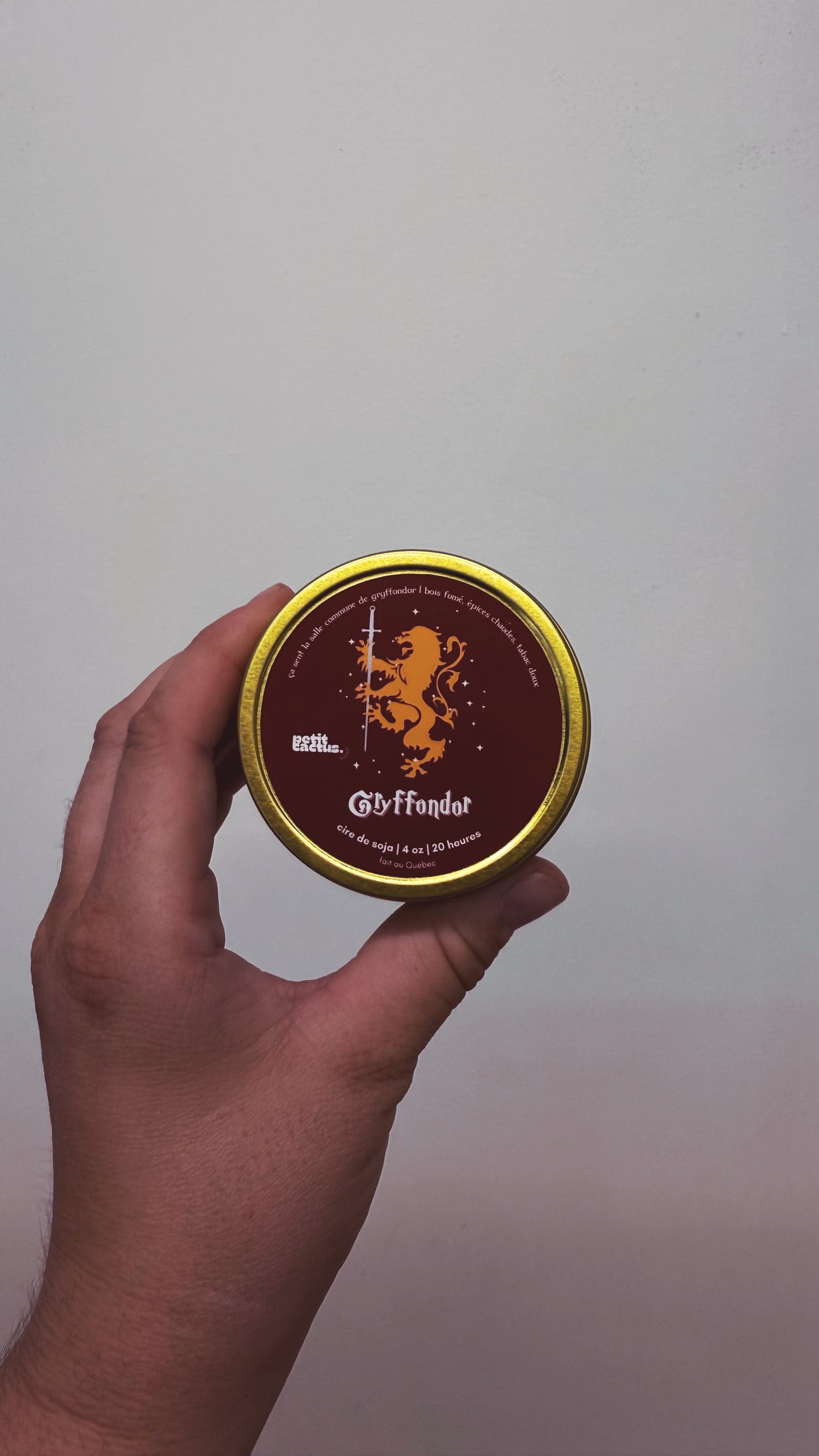 Bougie 4 oz POUDLARD