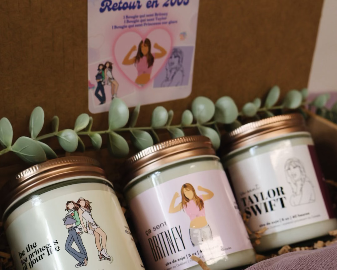 Coffret RETOUR EN 2005 - 3 bougies nostalgiques
