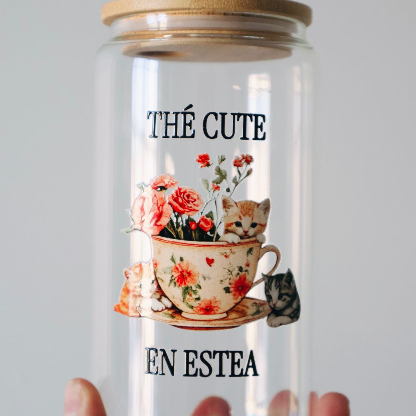 Thé cute en estea - Tasse en verre