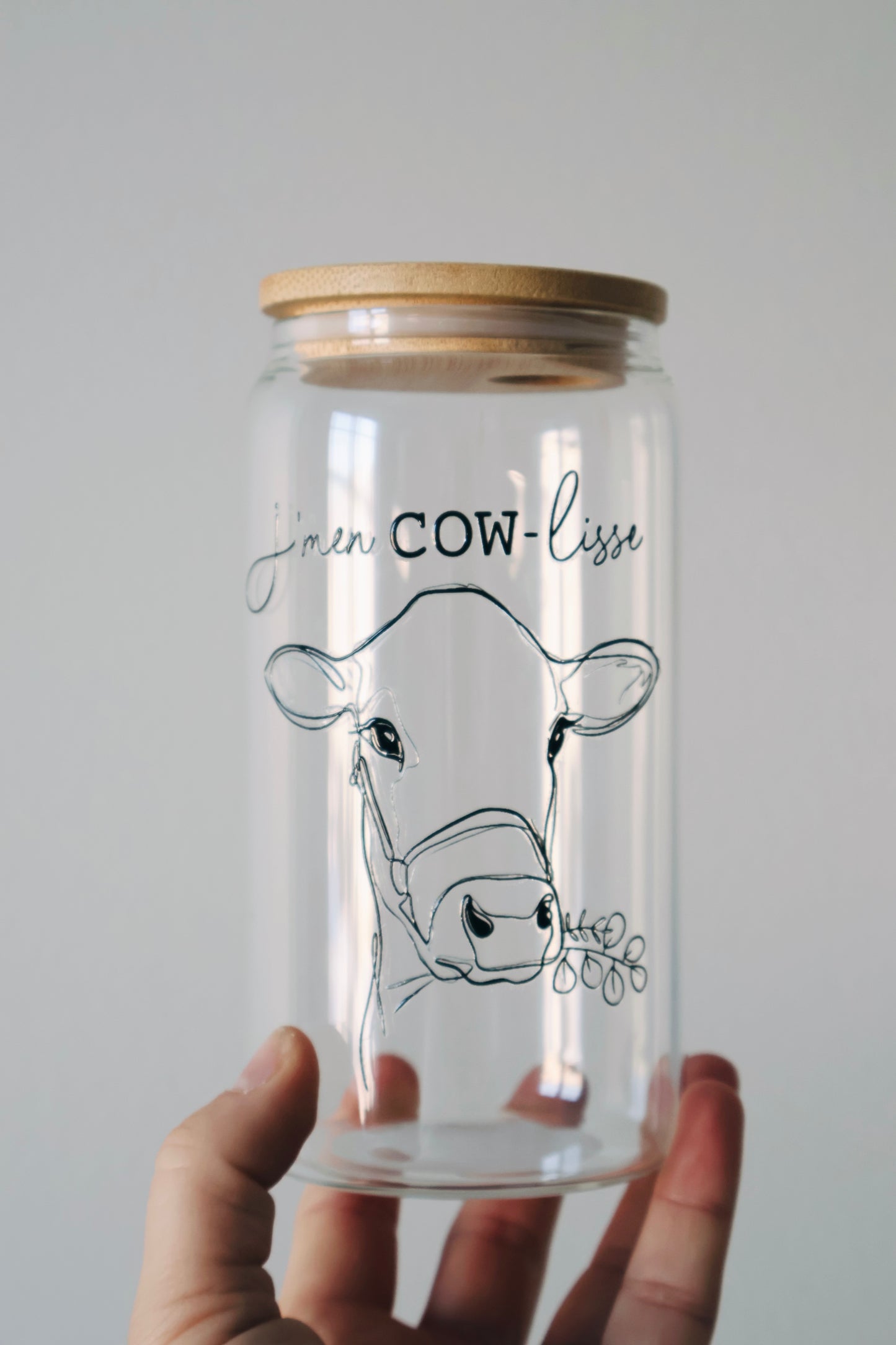 J’men COW-lisse - Tasse en verre