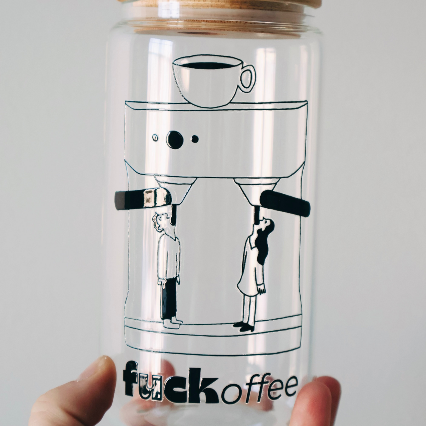 Fuckoffee - Tasse en verre