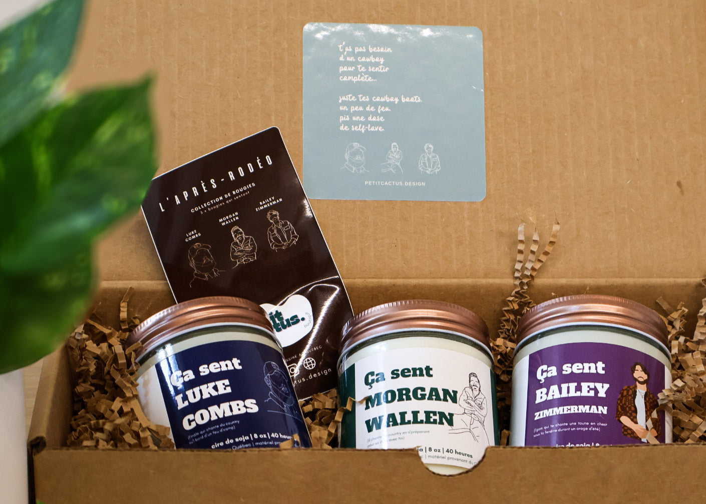 Coffret L'APRÈS-RODÉO - 3 bougies country 🤠