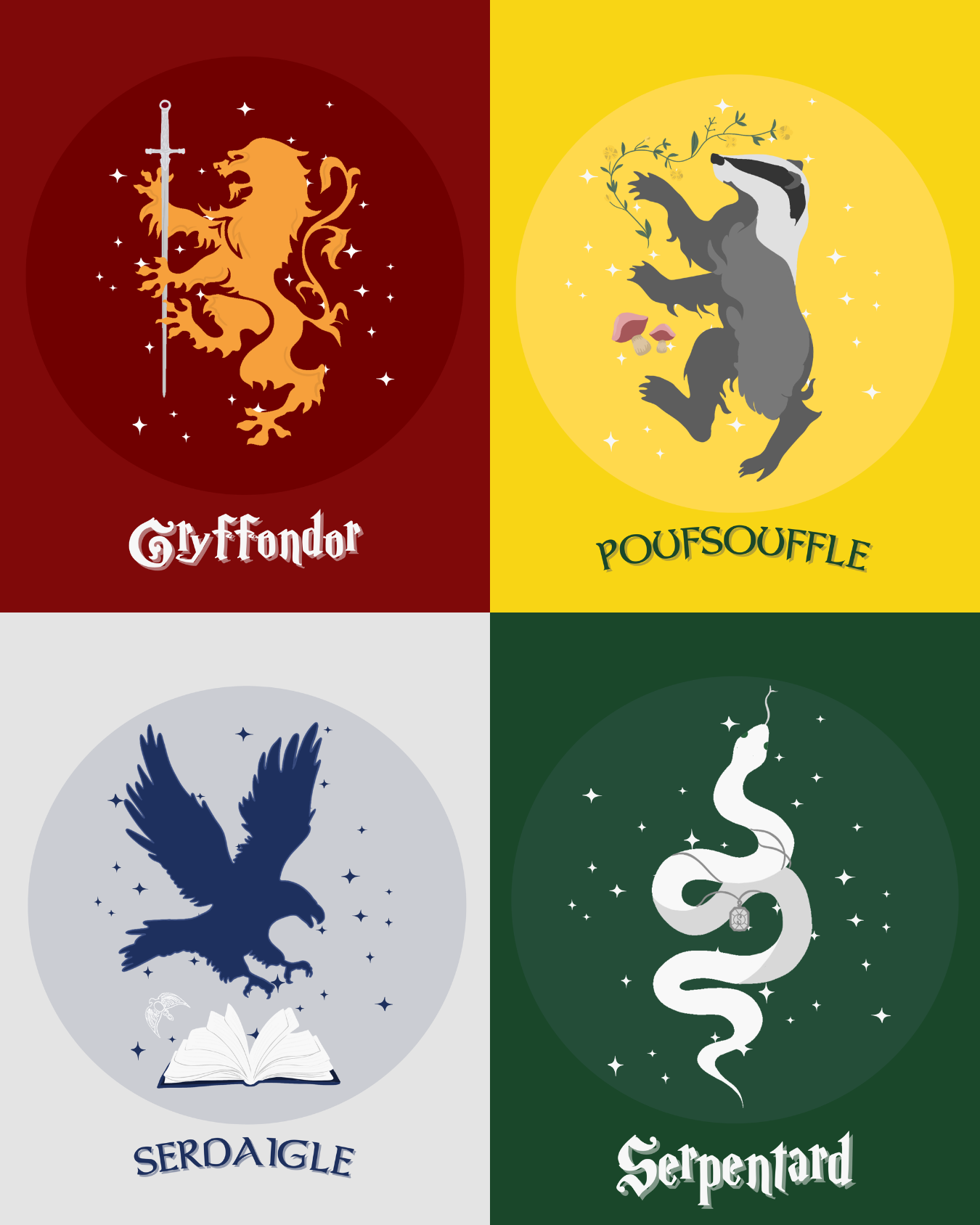 Je suis Gryffondor - Rouge Gryffondor
