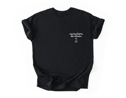 Caractère de chien - Blanc et noir