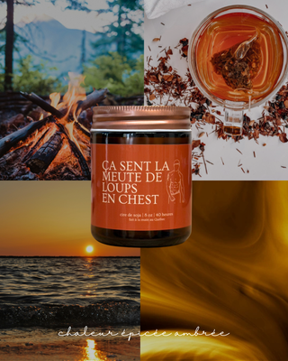 It smells like a pack of wolves in their chests - Candle