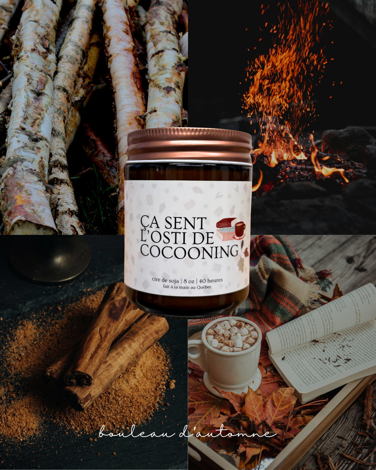 Ça sent l'osti de cocooning - Bougie