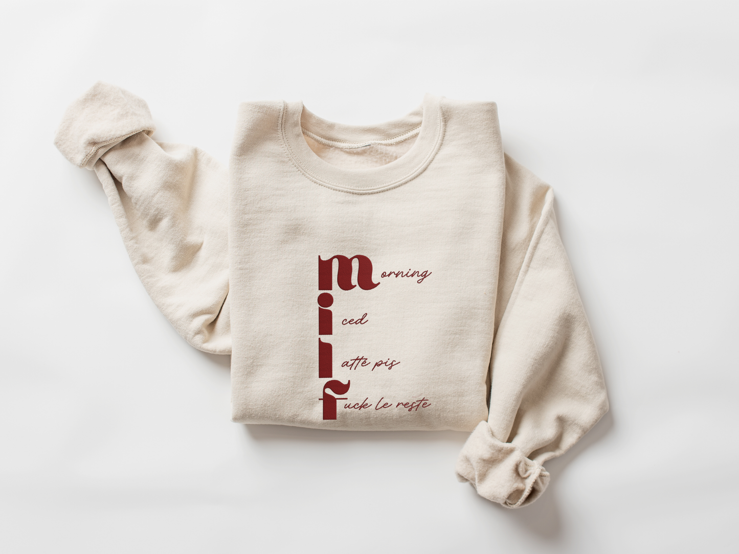 MILF - Brun café & beige - BRODÉ