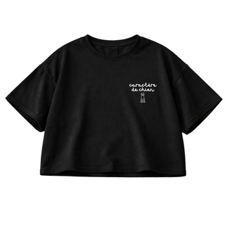 Caractère de chien - Crop top