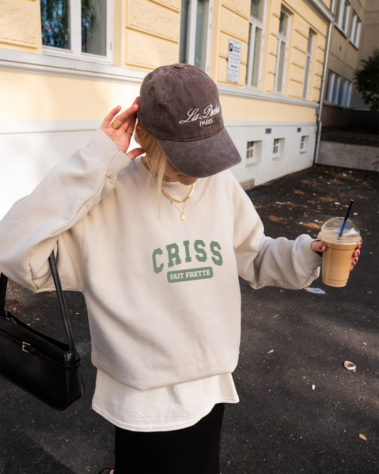 Criss Fait Frette - Vieux rose, beige & noir