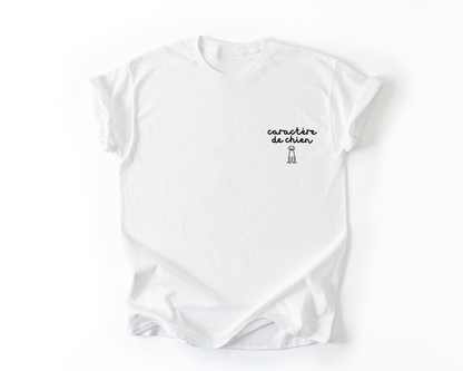 Caractère de chien - Blanc et noir