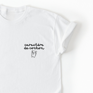 Caractère de cochon - T-shirt