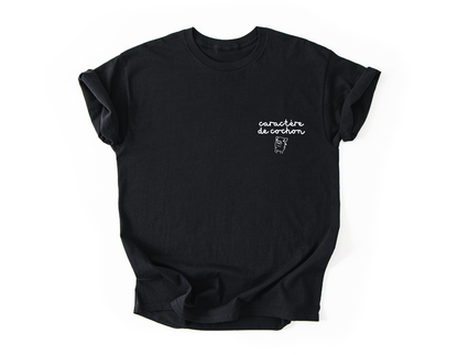 Caractère de cochon - Blanc et noir