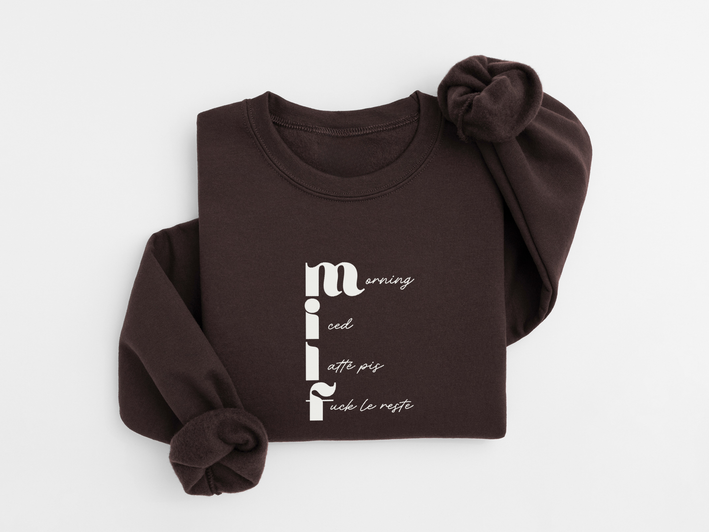 MILF - Brun café & beige - BRODÉ