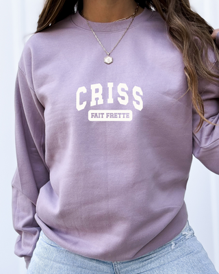 Criss Fait Frette - Vieux rose, Beige, Noir et Sauge