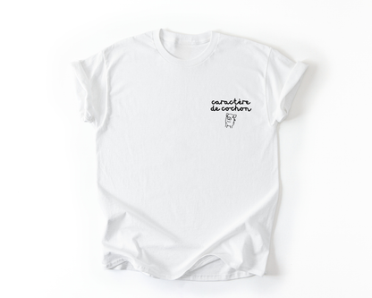 Caractère de cochon - Blanc et noir