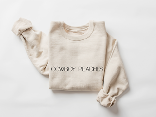 COWBOY PEACHES - Crewneck