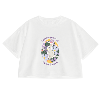 J'craque pour toi mon LAPIN - Crop top