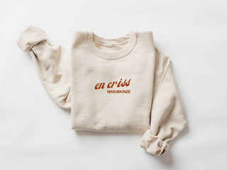 En criss mais bronzé - Crewneck