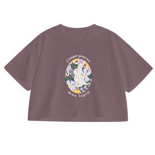 J'craque pour toi mon LAPIN - Crop top