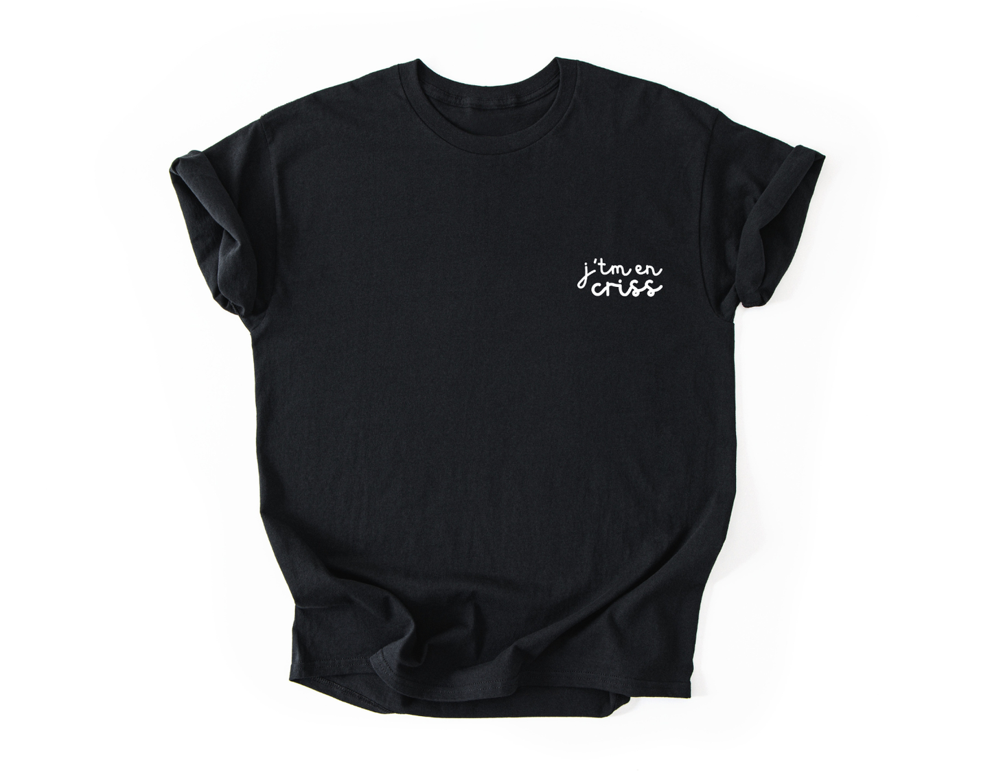 J'tm en criss - Blanc et noir