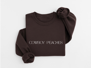 COWBOY PEACHES - Crewneck