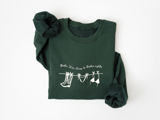 Boots, Tan lines & Rodeo nights - Crewneck