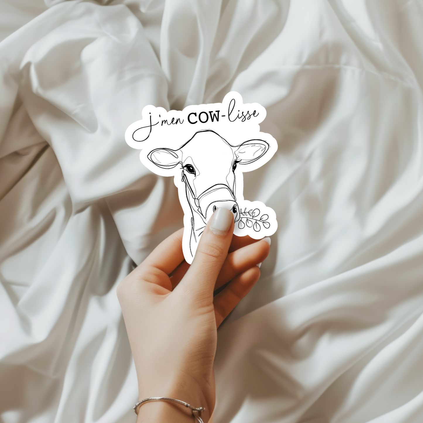 J'men COW-lisse - Sticker