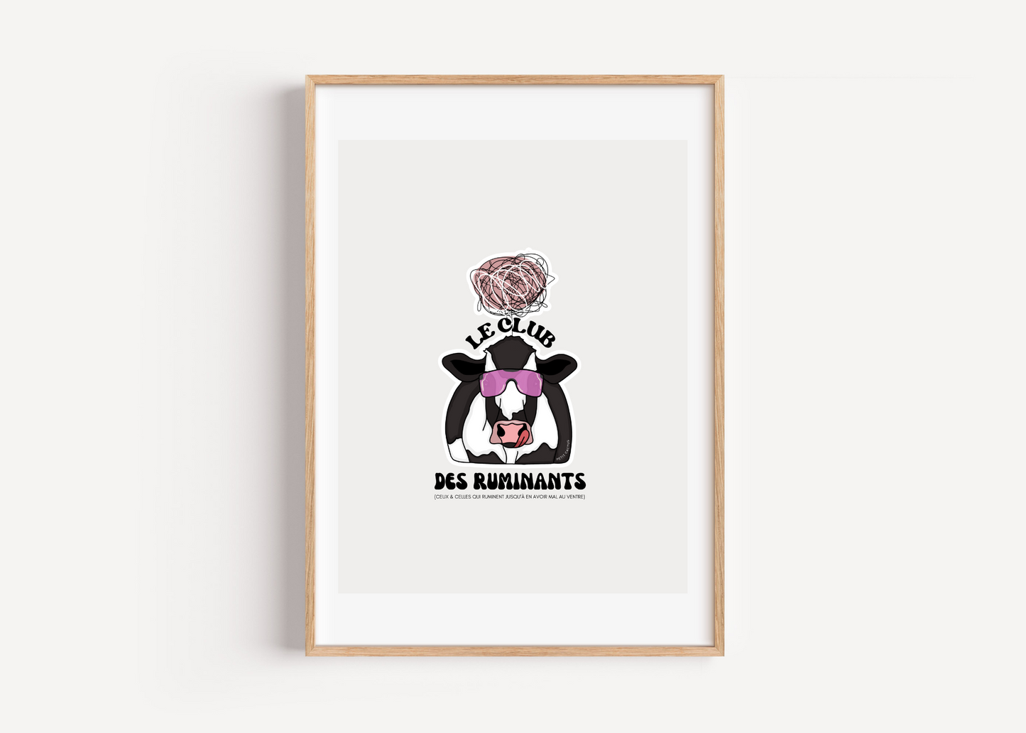 Le Club des Ruminants - Illustration numérique