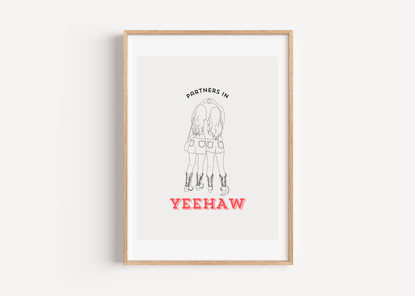 Partners in Yeehaw - Illustration numérique