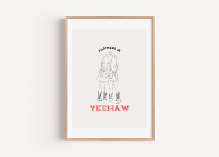 Partners in Yeehaw - Digital Illustration
