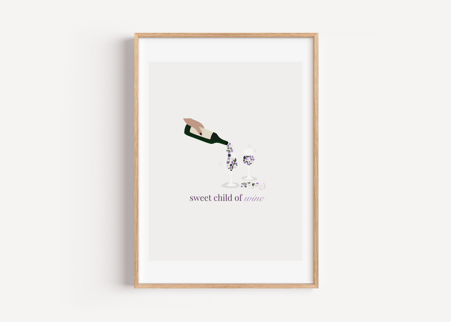 Sweet Child of Wine - Illustration numérique