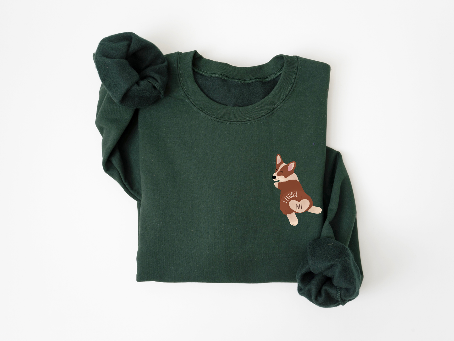 I choose Me - Vieux rose et Vert forêt