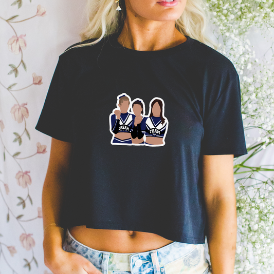 Dream team - Noir (crop top)
