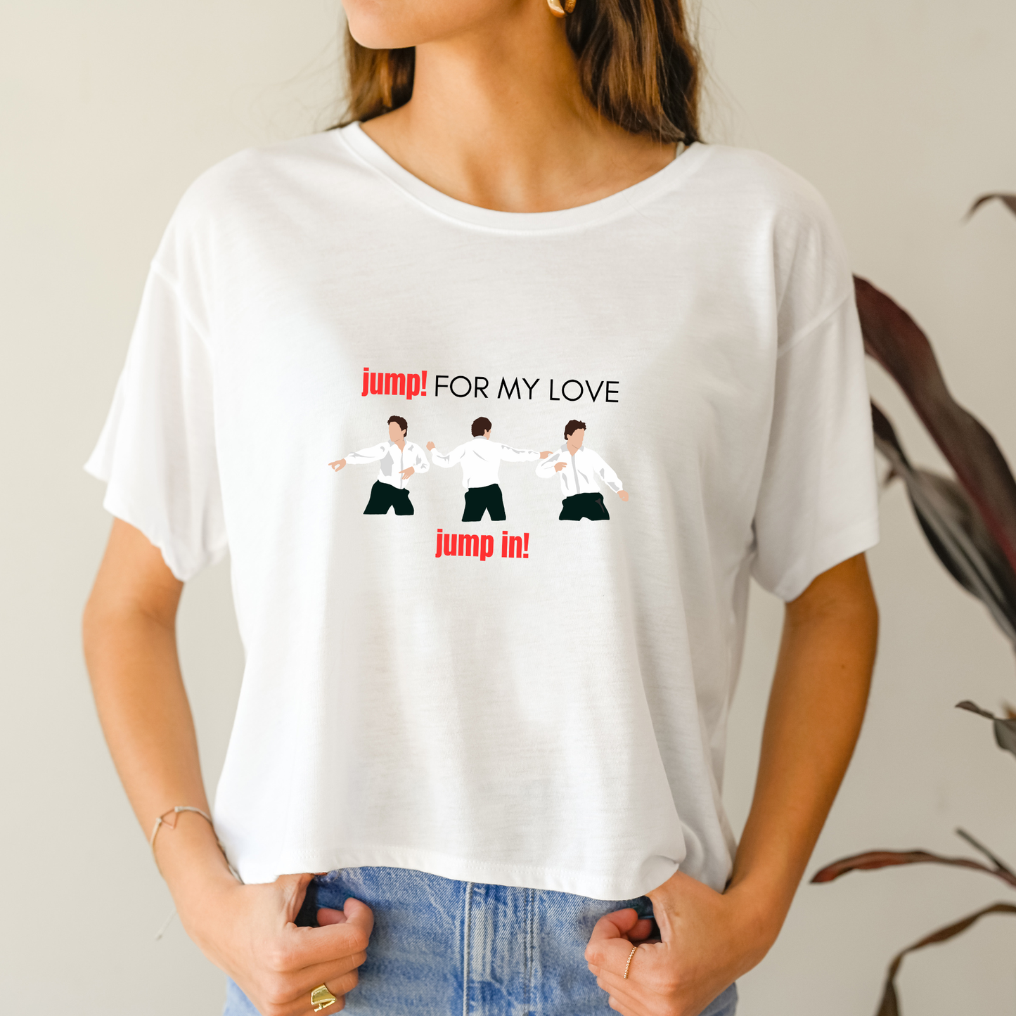 FOR MY LOVE - Blanc cassé (crop top)
