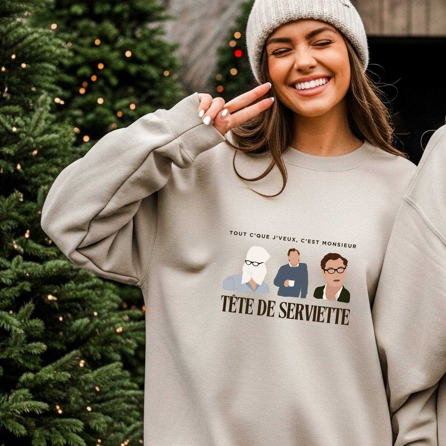 Monsieur Tête de Serviette - Beige