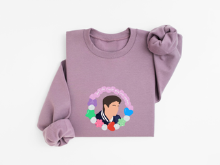 Nathan (anglais) - Vieux rose, gris et navy