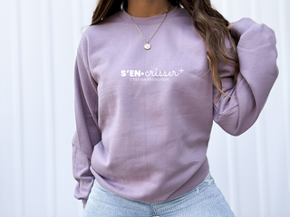 S'en crisser +, c'est ma résolution - Noir, brun café et vieux rose