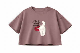 Cette marde - Crop top