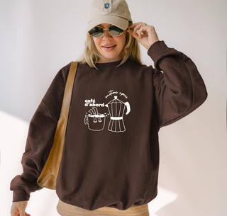 Café d'abord, émotions après - Brun café