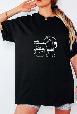 Café d'abord, émotions après - Noir