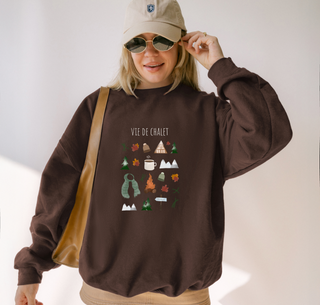 Vie de chalet - Brun café et Beige