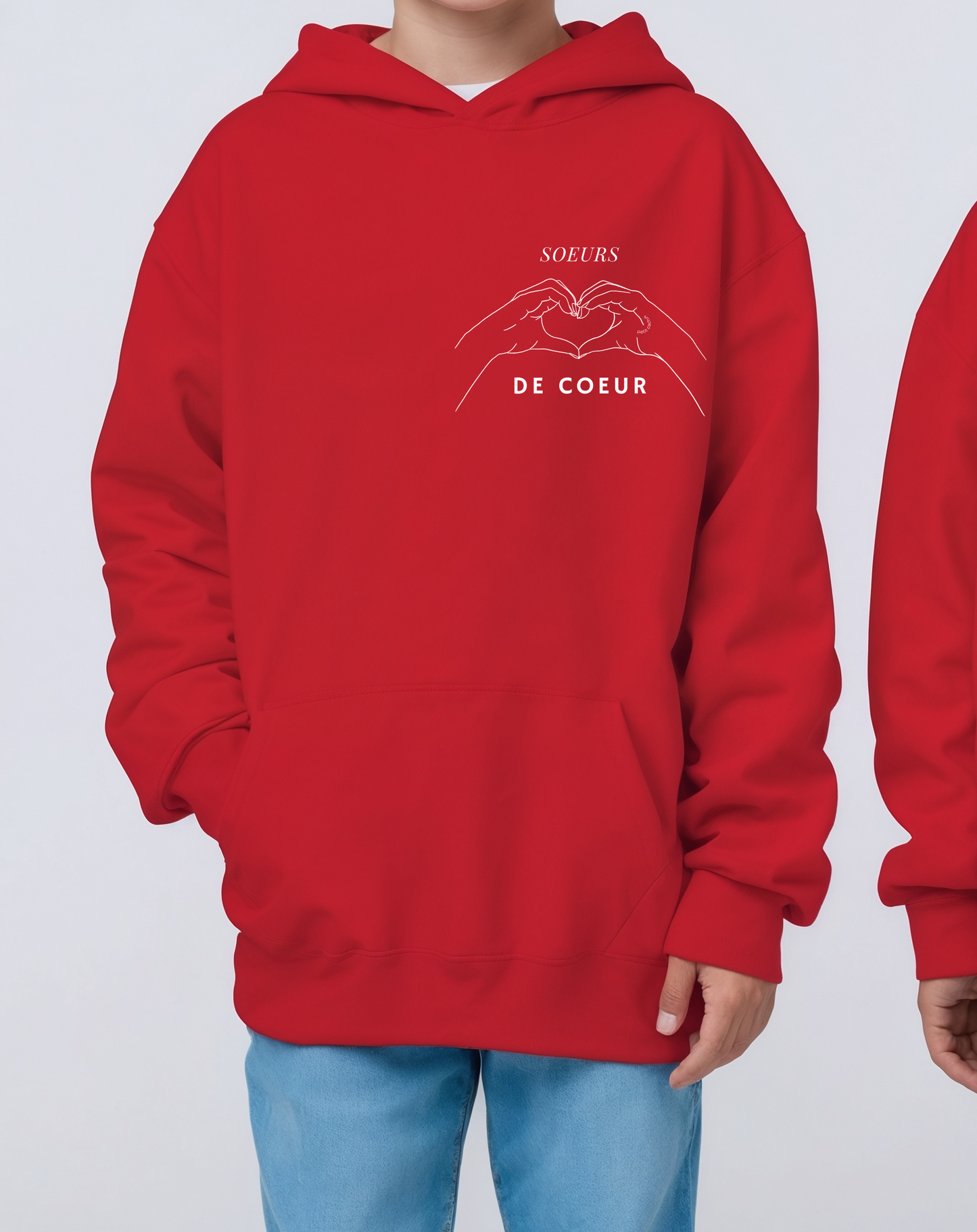Soeurs de coeur - Hoodie kid